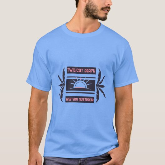 ツイライトビーチ 西オーストラリア Tシャツ (正面)