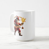 ツイリングラッソカウボーイサンタ コーヒーマグカップ (正面左)