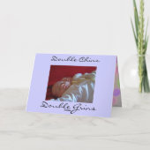 ツインおめでとうカード カード (裏面)