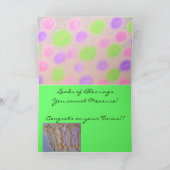 ツインおめでとうカード カード (内部)