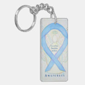 ツインからツインへの輸液症候群リボンキーチェーン キーホルダー (正面左)