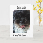 「ツインで話そう」って本当に君の誕生日? カード (黄色い花)