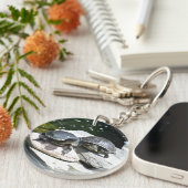 ツインのカメ –  キーホルダー (正面右)