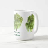 ツインの愛がWIllowツリーを成長 コーヒーマグカップ (正面右)