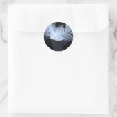 ツインの炎の羽と反射 ラウンドシール (バッグ)