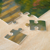 ツインの花 – 静かなガーデン絵を描パス ジグソーパズル (側面)