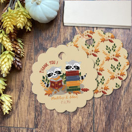 ツインアライクオンズブックスベビーシャワーメッセージカード フェイバータグ