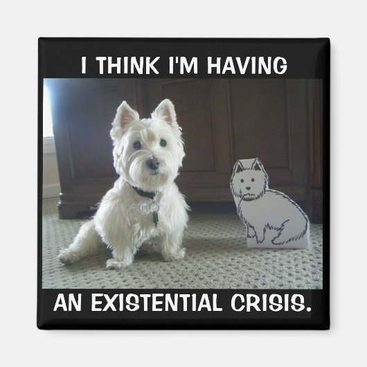 ツインウェスティーズのフォトマグネット マグネット (正面)