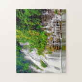 ツインウォーターフォールズテネシー。 ジグソーパズル (縦)