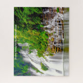 ツインウォーターフォールズテネシー。ジグソーパズル ジグソーパズル (縦)