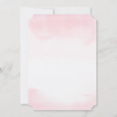 ツインエレファントフローラベビーシャワー招待状 招待状 (裏面)