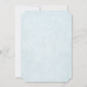 ツインエレファントベビースシャワー招待状 招待状 (裏面)