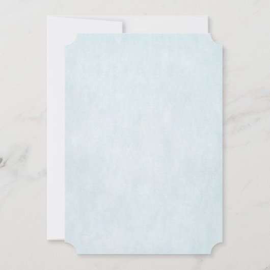 ツインエレファントベビースシャワー招待状 招待状 (裏面)