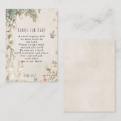 ツインガールズバニーブックスベビーリクエストカード エンクロージャーカード (正面/裏面)