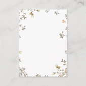 ツインガールズバニーブックスベビーリクエストカード エンクロージャーカード (裏面)