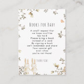 ツインガールズバニーブックスベビーリクエストカード エンクロージャーカード (正面)