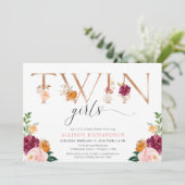 ツインガールズバラ金ゴールドブルゴーニュ赤面ガールシャワー 招待状 (スタンド正面)