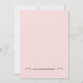 ツインガールズバースデーパーティー招待状フール 招待状 (裏面)