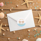 ツインガールズフェアリーメルメイド誕生日 ラウンドシール