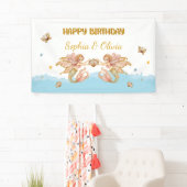 ツインガールズフェアリーメルメイド誕生日 横断幕 (インサイチュ)