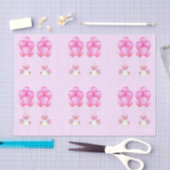 ツインガールズベビーギフト 薄葉紙 (クラフト)