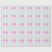 ツインガールズベビーシャワーギフト ラッピングペーパー (フラット)