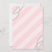 ツインガールズベビーシャワー招待状 招待状 (裏面)