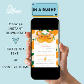 ツインガールズリトルかわいこちゃんズオンザウェイベイビーシャワー 招待状