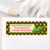 ツインガールズ差出人住所ラベル ラベル (インサイチュ)