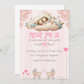 ツインガールズ招待状 招待状 (正面/裏面)