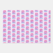 ツインガールズ最高のフレンズ引用文 ラッピングペーパーシート (正面2)