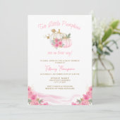 ツインガールズ秋リトルカボキンベビシャワー 招待状 (スタンド正面)