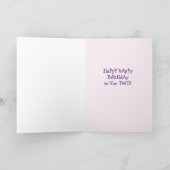 ツインガールズ1stバースデーカード カード (内部)