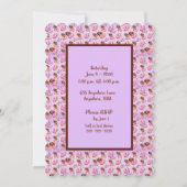 ツインガールズ8thバースデーパーティー 招待状 (裏面)