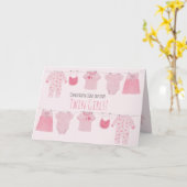 ツインガールズ カード (黄色い花)