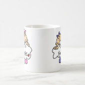 ツインガールズTシャツのおばあちゃん&ギフト マグカップ (中央)