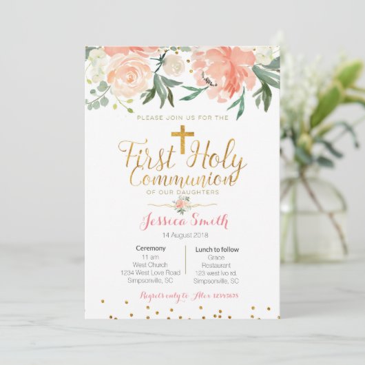 ツインガールファースト招待状 招待状 (スタンド正面)