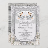 ツインガールフィエスタシルバーシャーロメキシカンボティゾ 招待状 (正面/裏面)