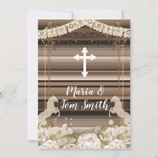 ツインガールメキシカンバプテスフィエスタフローラ 招待状 (裏面)