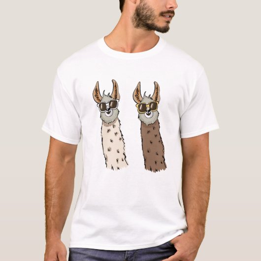 ツインクールラマ Tシャツ (正面)