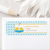 ツインゴムダッキー（アヒルちゃん）住所 シール (インサイチュ)