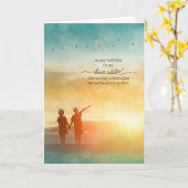 ツインシスターからブラザーサマーレイク誕生日 カード (黄色い花)