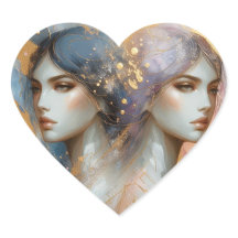 ツインシスターズアートステッカー