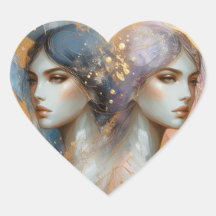 ツインシスターズアートステッカー