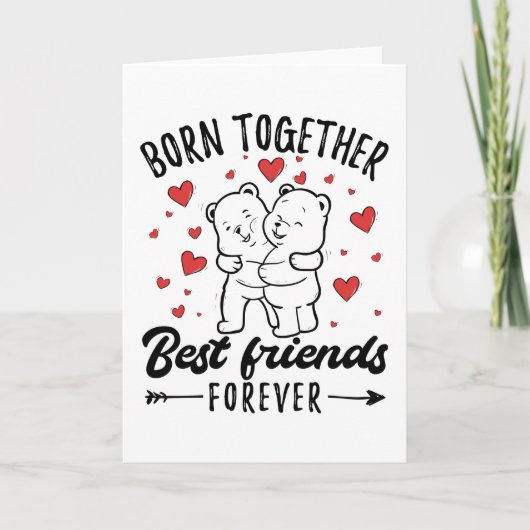 ツインシスターツインズギフト カード (正面)