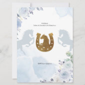 ツインシルバーバプティスマと誕生日メキシコ 招待状 (裏面)