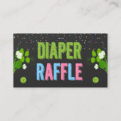 ツインジェンダーがポッドのおむつラッフルの2つのエンドウを明らかにする エンクロージャーカード (裏面)