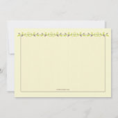 ツインジェンダーリビール招待状 招待状 (裏面)