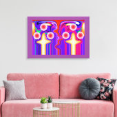 ツインスピリッツ美術 キャンバスプリント (インサイチュ (リビング))