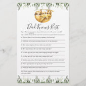 ツインスロスベビーシャワーパパがゲームを最高の知っている (正面)